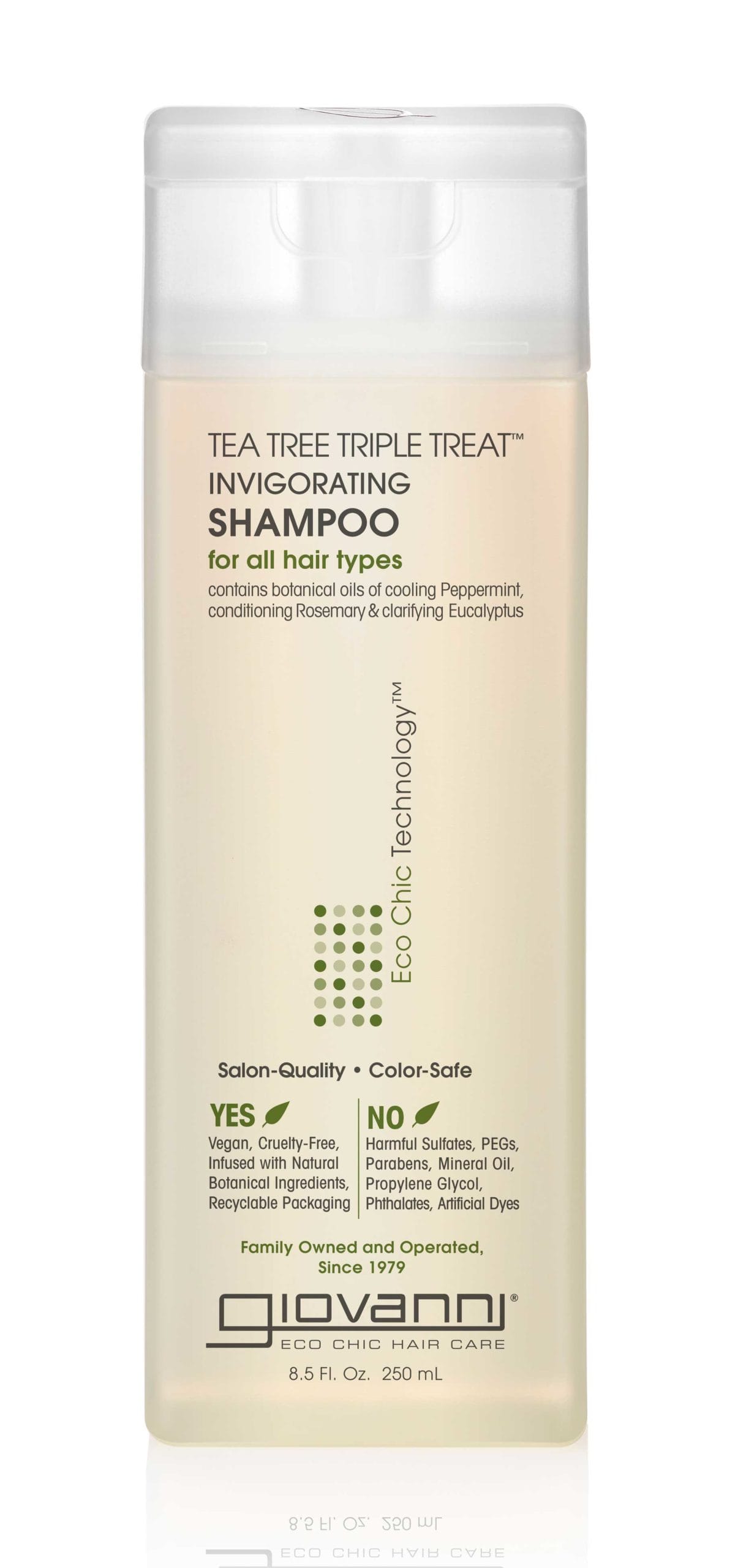 Giovanni tea tree shampoo in bottle